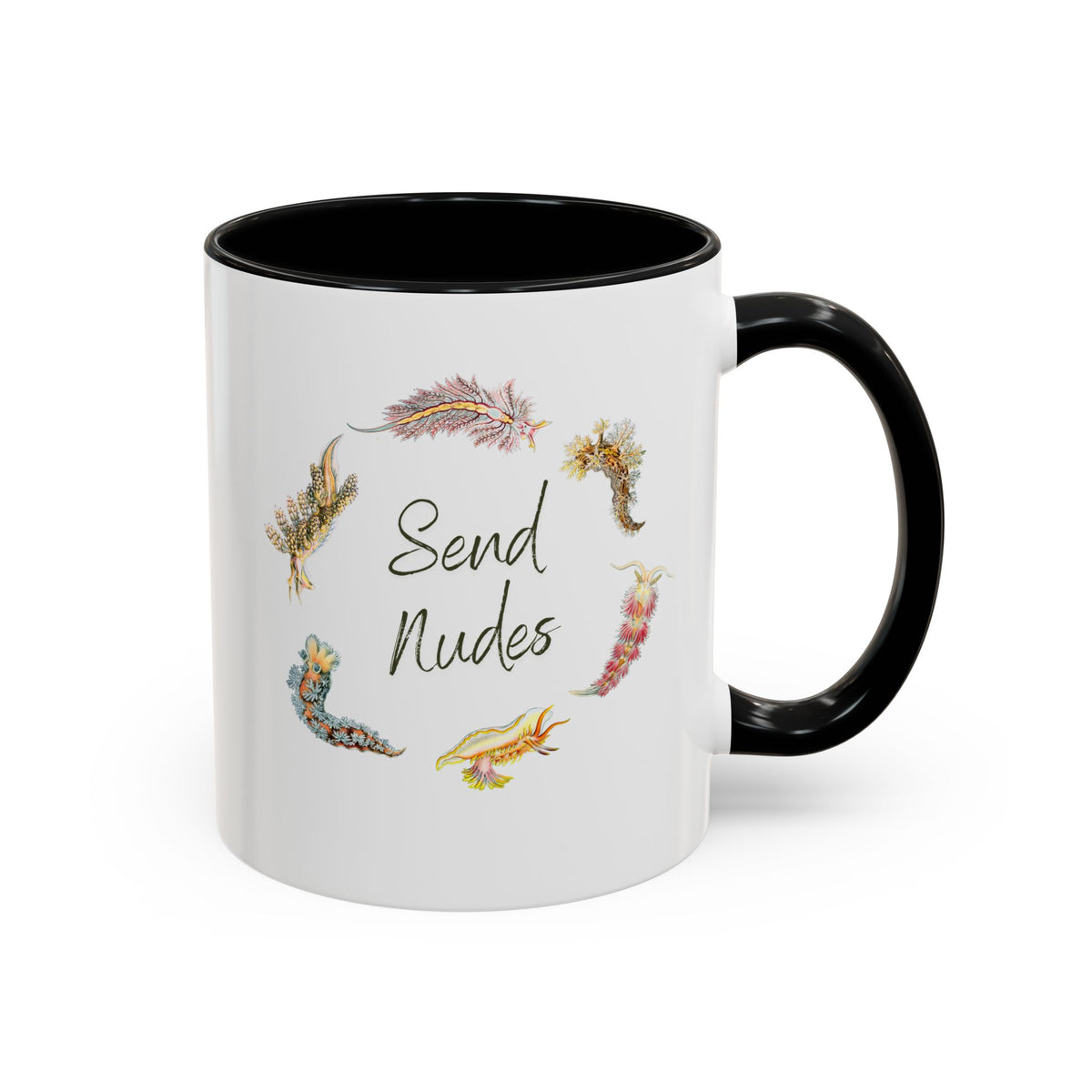 Nudibranch Sea Life Collage Mug