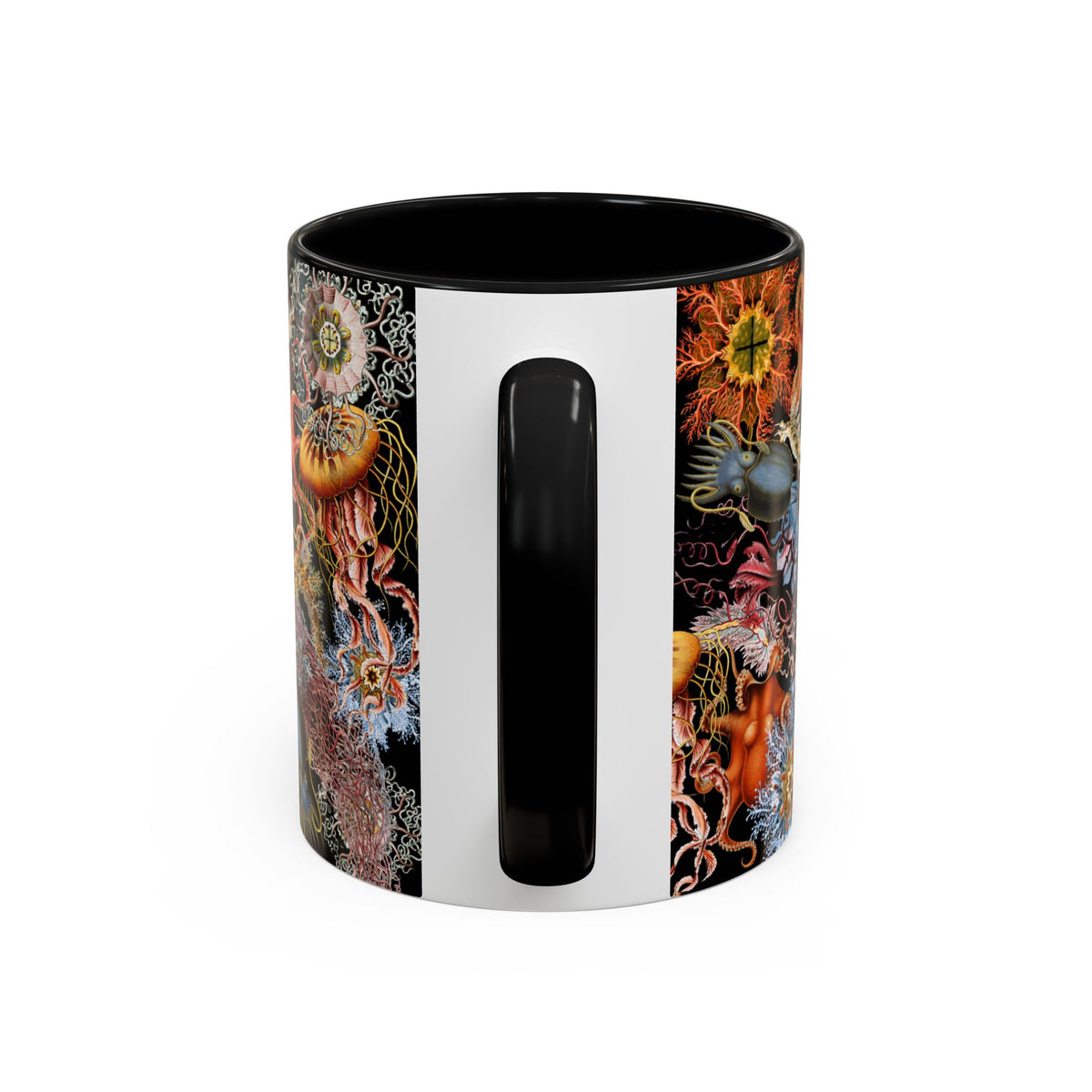 Colorful Ernst Haeckel Sea Life Collage Mug