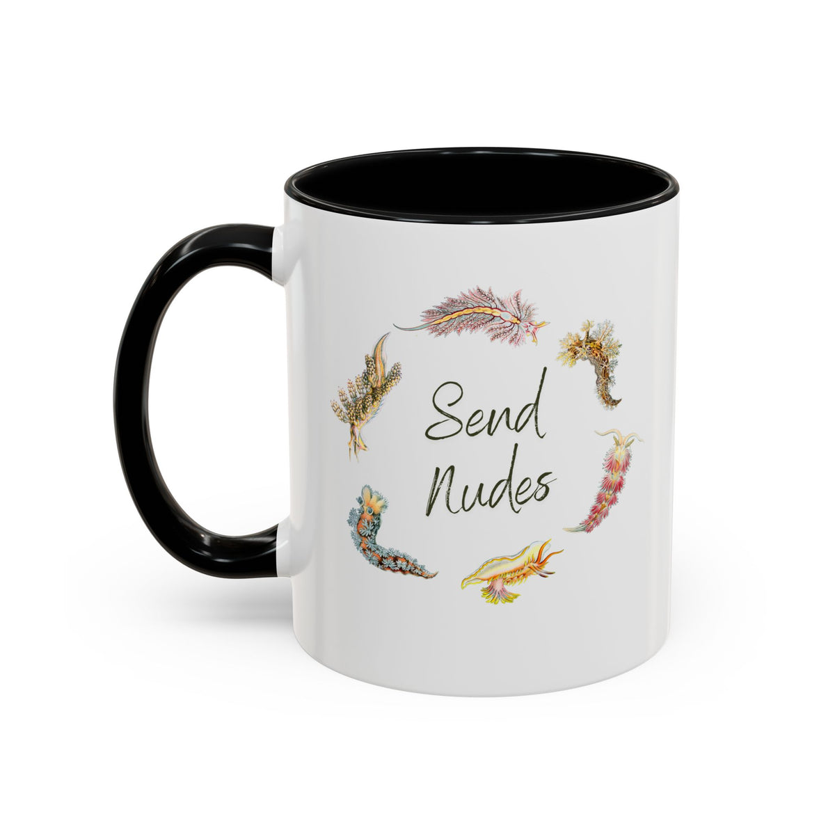 Nudibranch Sea Life Collage Mug